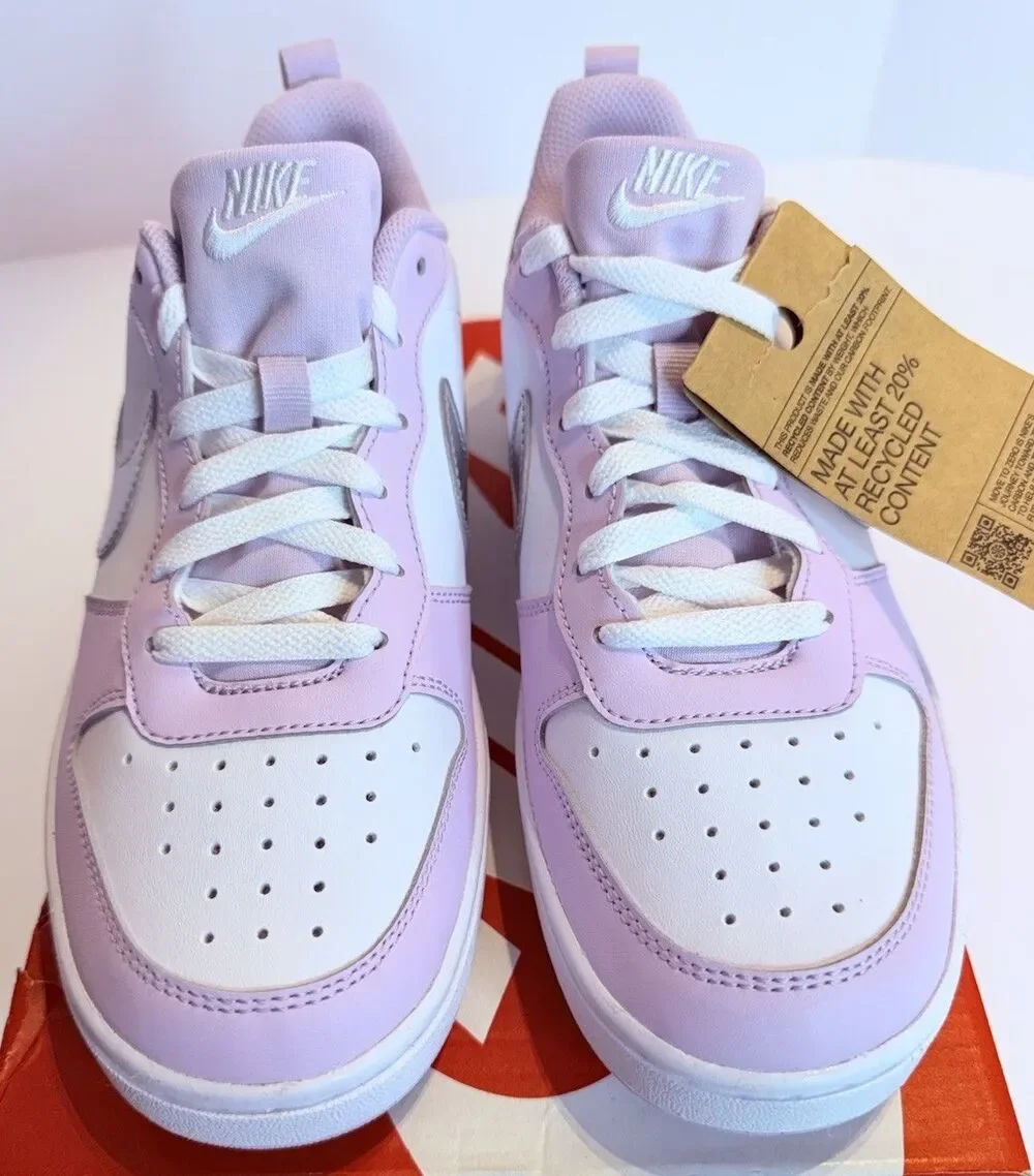 Nike Court Borough Low SE Lavender/Silver Big Kids/Women 7Y/8.5W IH0407530 (39)